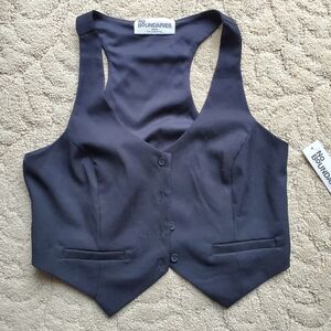 Nwt Black Vest (XS 0/2)